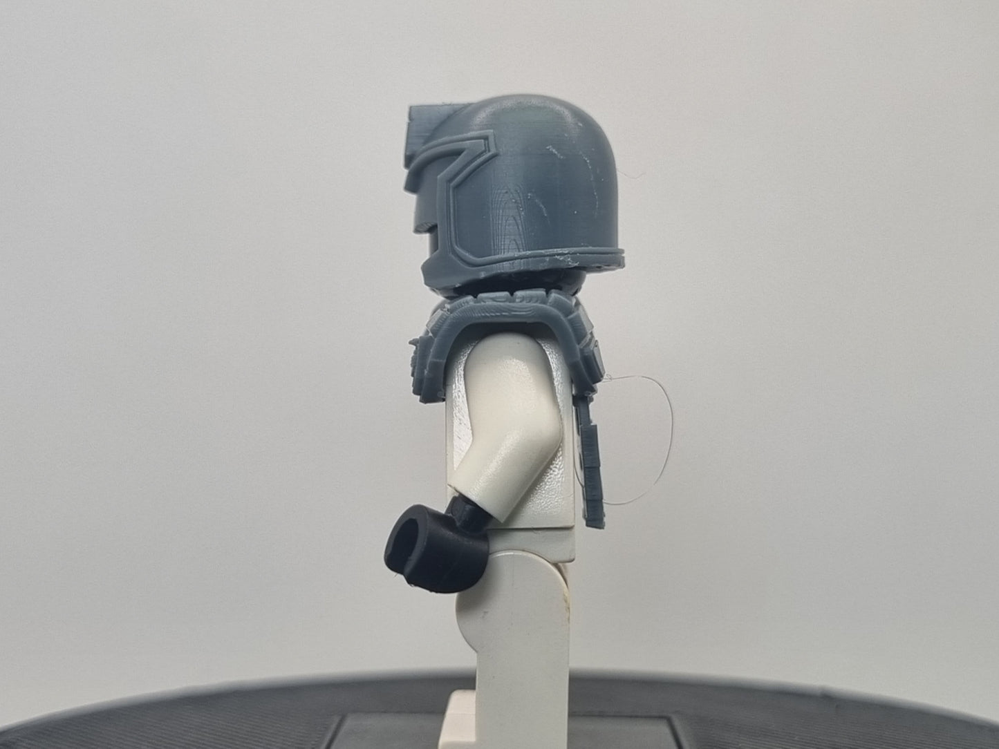 Building toy custom 3D printed police warrior