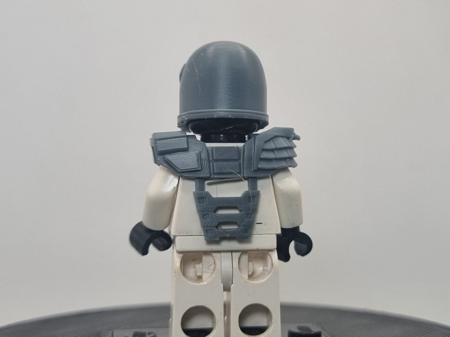 Building toy custom 3D printed police warrior