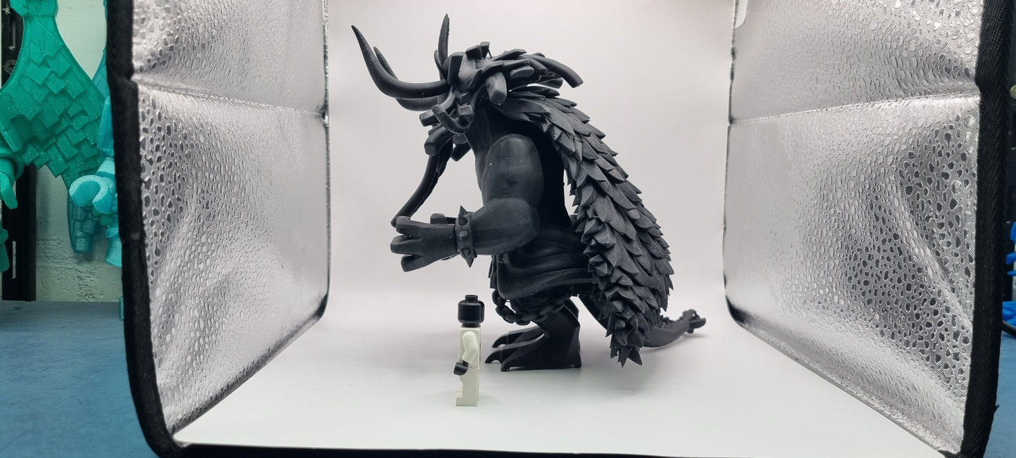 Building toy custom 3D printed massive hybrid dragon pirate!!!