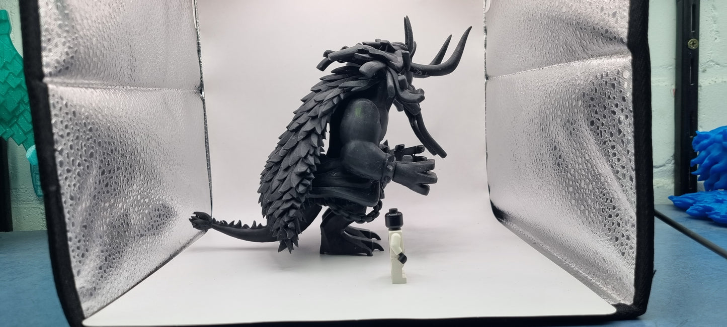 Building toy custom 3D printed massive hybrid dragon pirate!!!