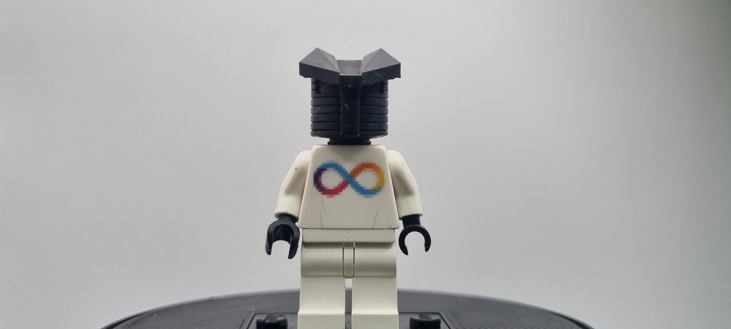 Building toy custom 3D printed laser protector of the gods head
