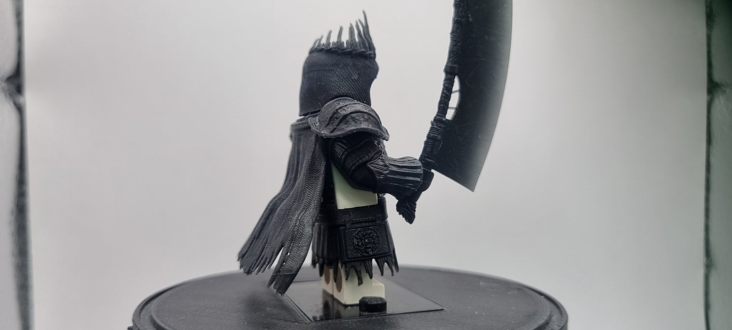 Building toy custom 3D printed giant with sword!