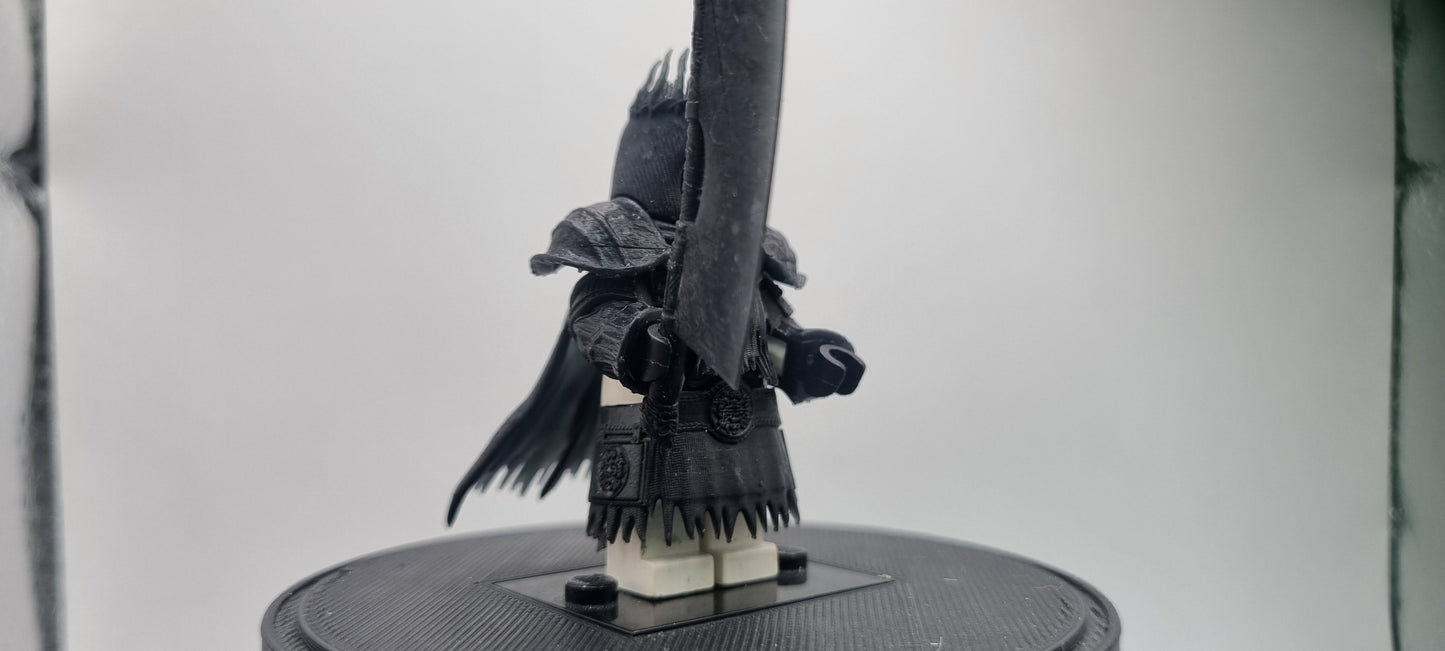 Building toy custom 3D printed giant with sword!