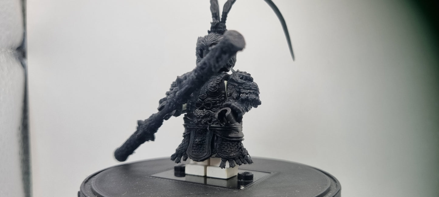 Building toy custom 3D printed monkey king!