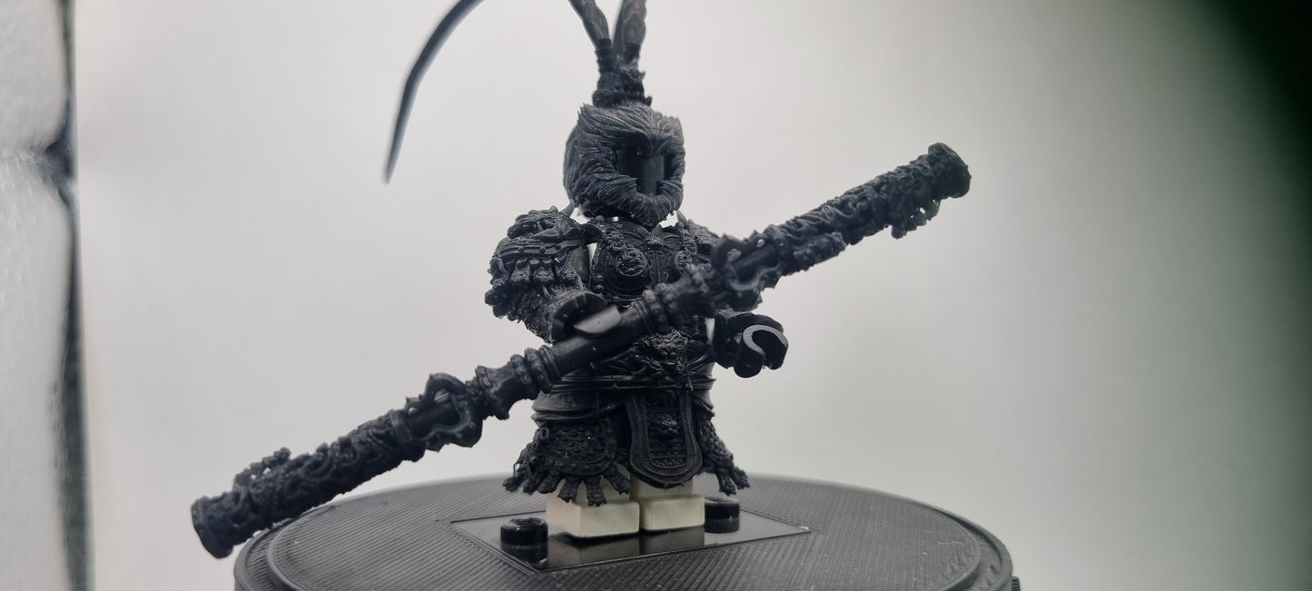 Building toy custom 3D printed monkey king!