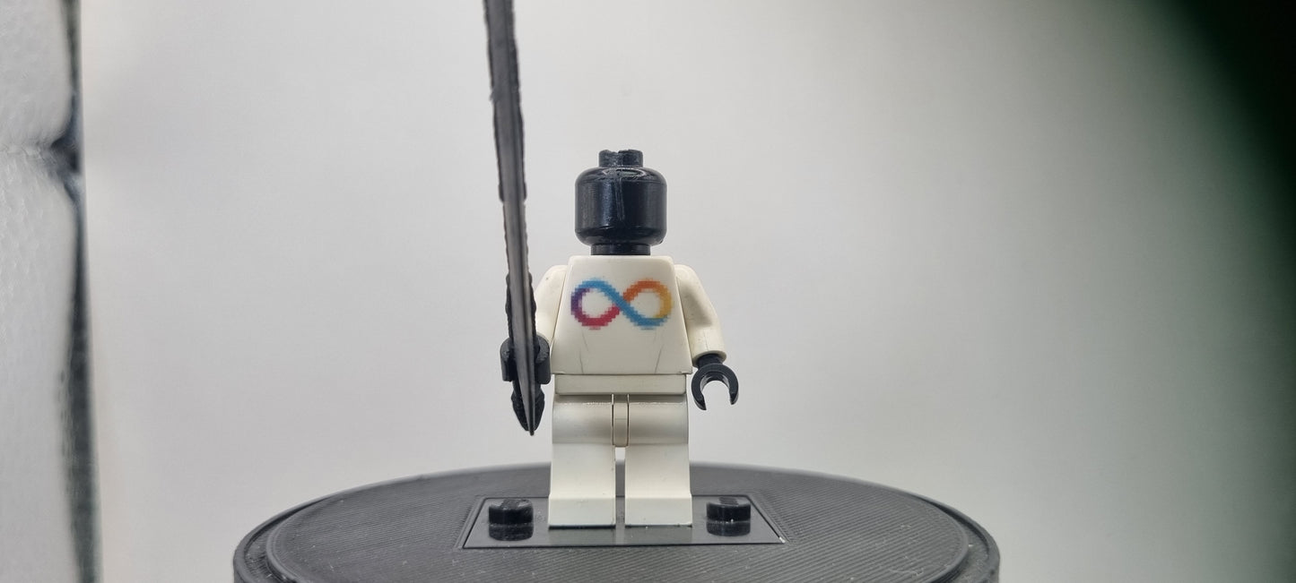 Building toy custom 3D printed giant his sword!