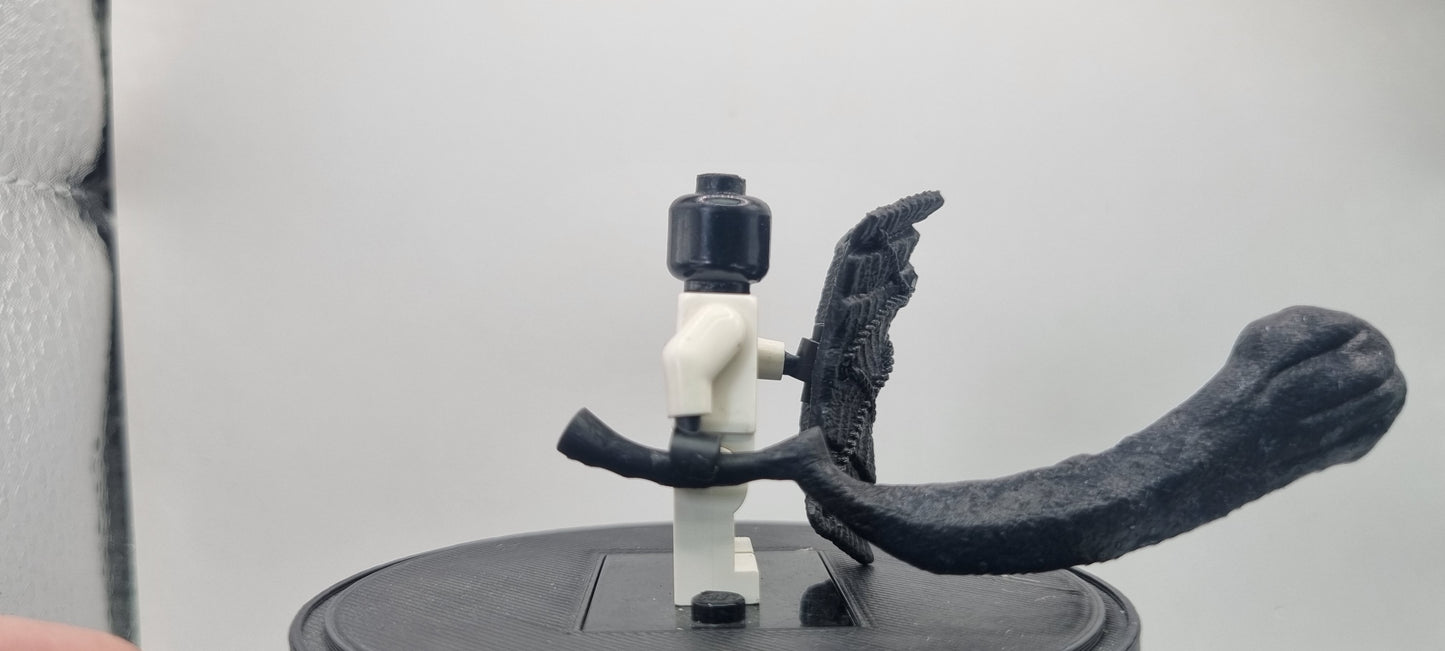 Building toy custom 3D printed rock solid shield and club!