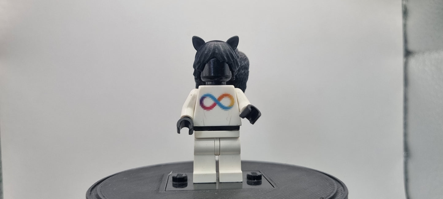 Building toy custom 3D printed squirrelsuper hero!