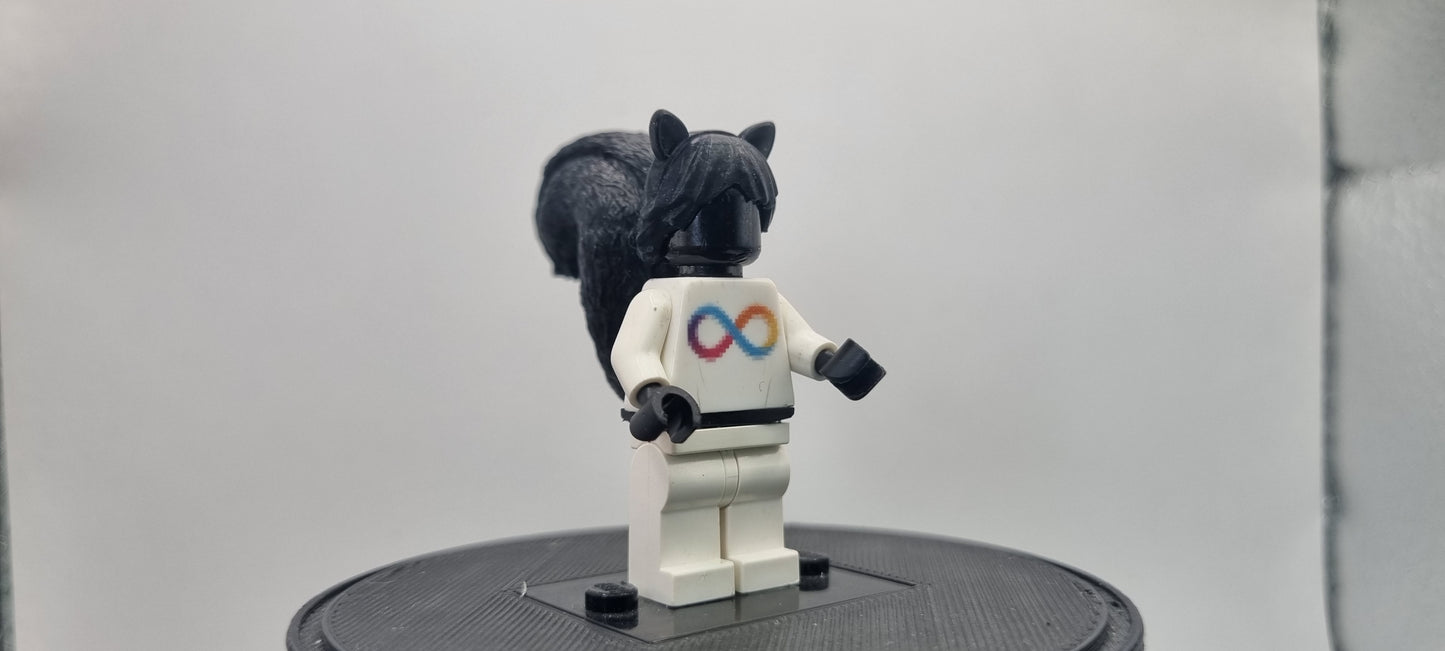 Building toy custom 3D printed squirrelsuper hero!