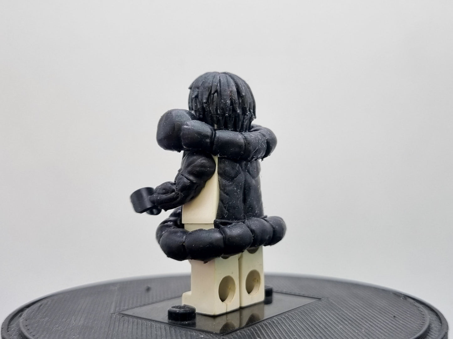 Building toy custom 3D printed ninja sorcerer with snake!