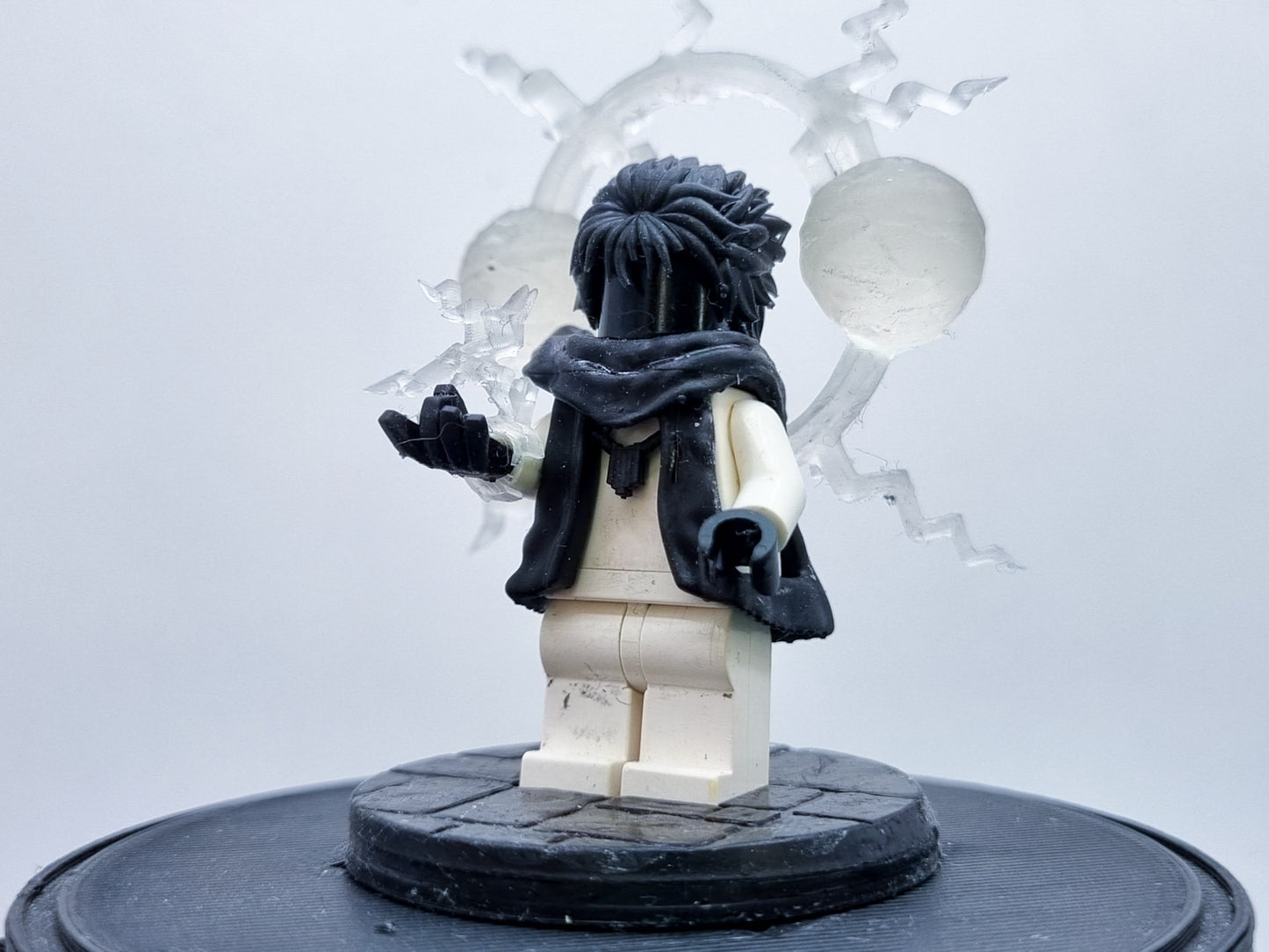 Building toy custom 3D printed ninja sorcerer with ball effects!