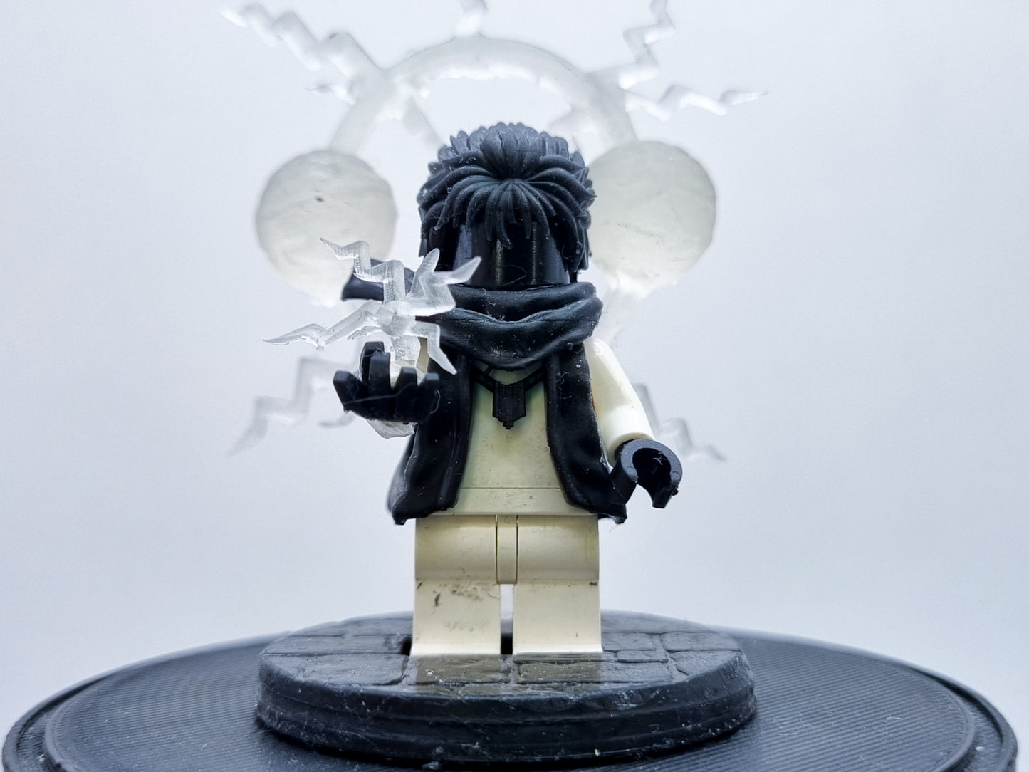 Building toy custom 3D printed ninja sorcerer with ball effects!