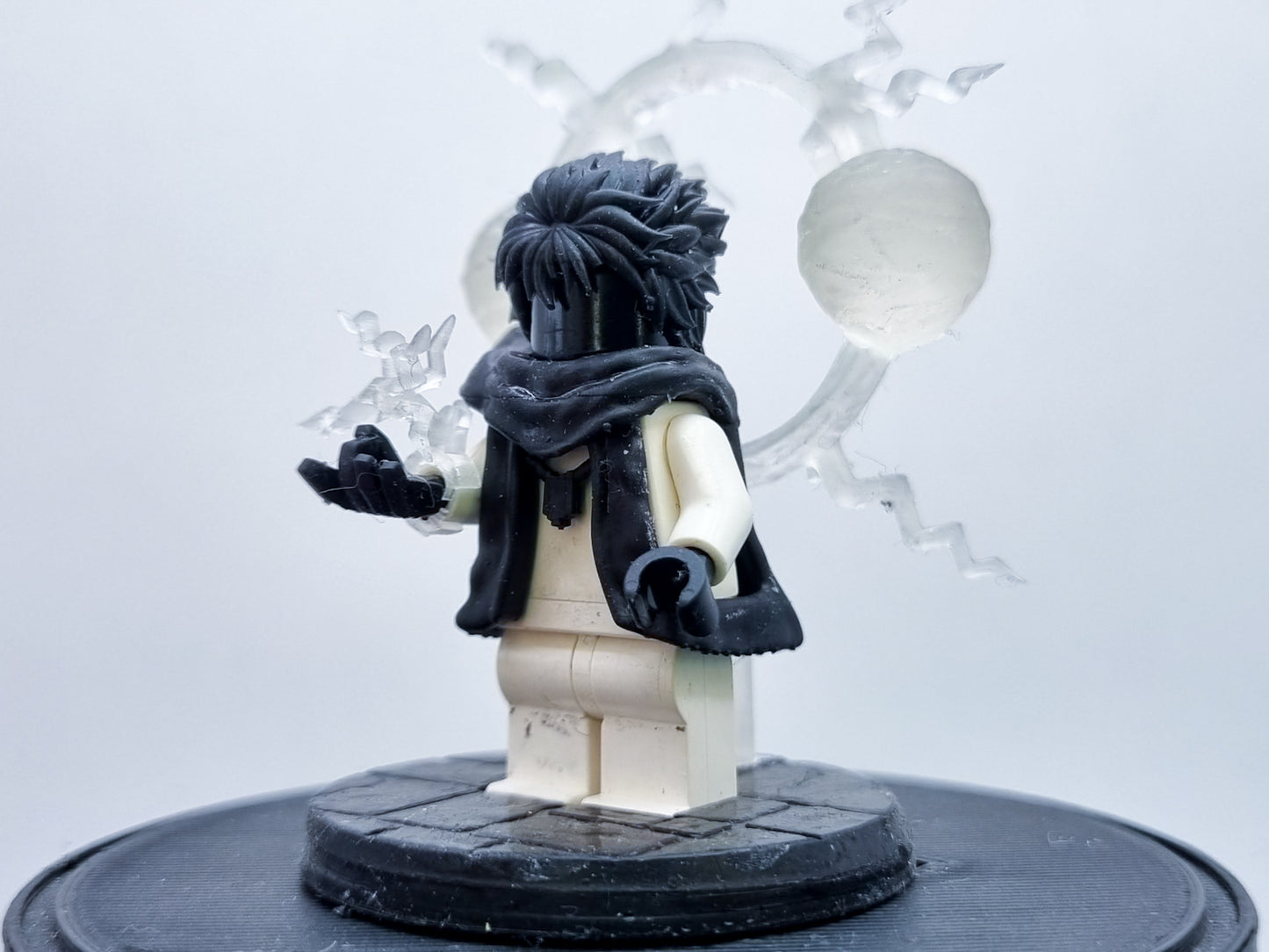 Building toy custom 3D printed ninja sorcerer with ball effects!