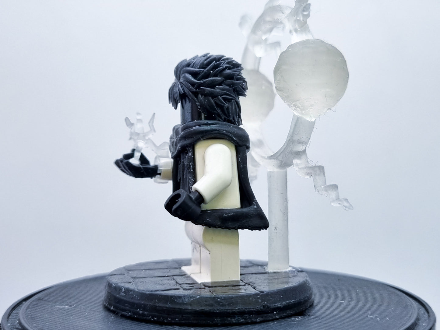 Building toy custom 3D printed ninja sorcerer with ball effects!