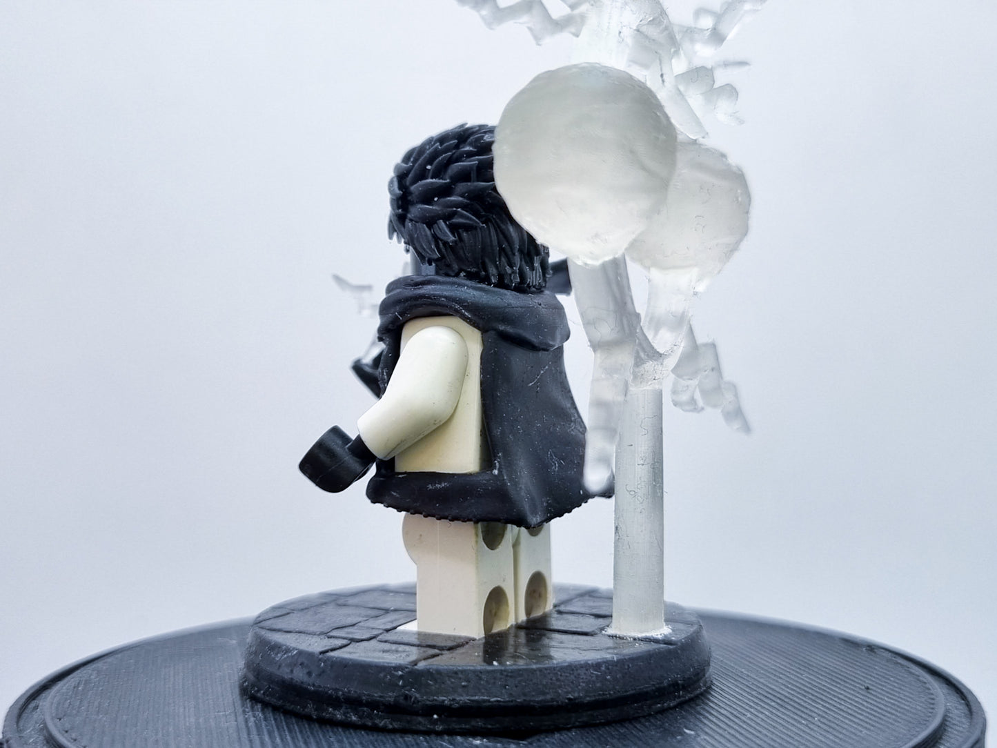 Building toy custom 3D printed ninja sorcerer with ball effects!