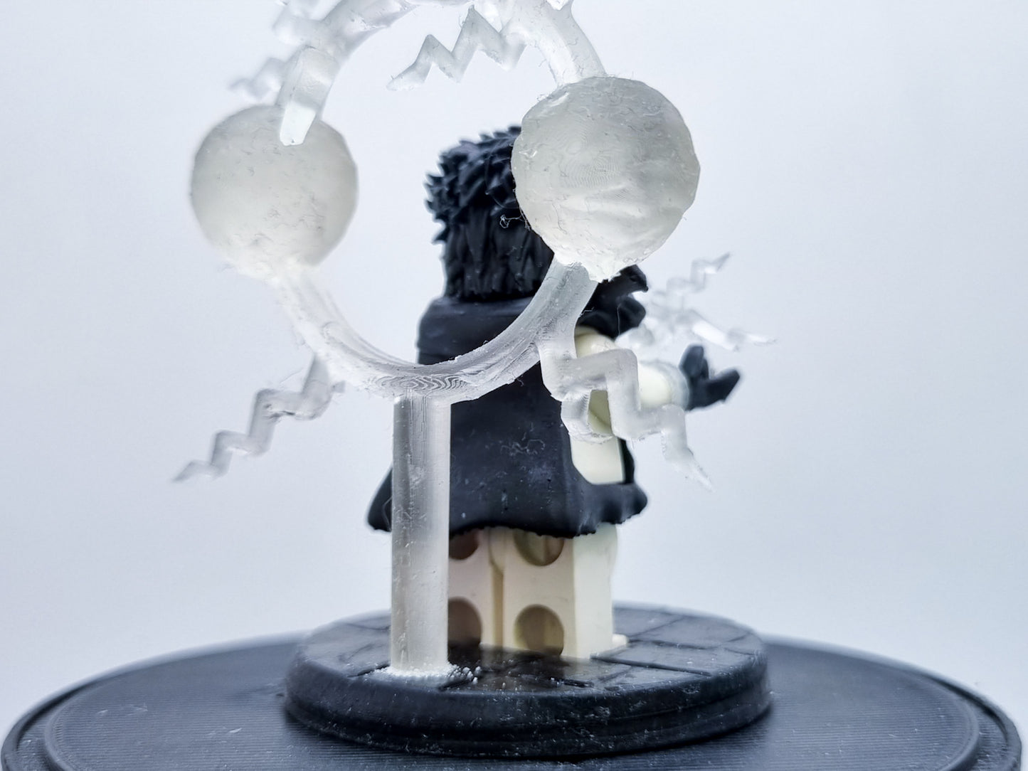 Building toy custom 3D printed ninja sorcerer with ball effects!