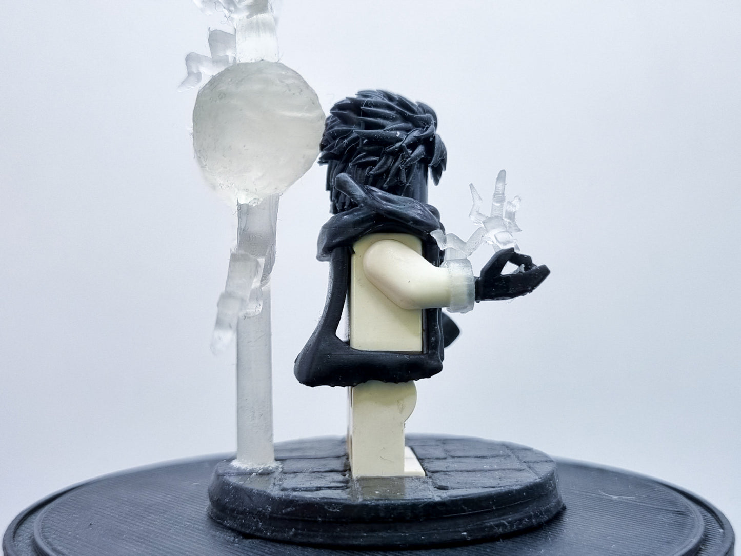 Building toy custom 3D printed ninja sorcerer with ball effects!
