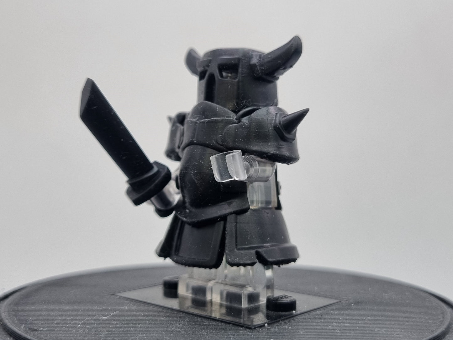 Building toy custom 3D printed purple castle defender