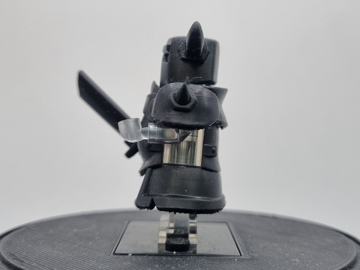 Building toy custom 3D printed purple castle defender