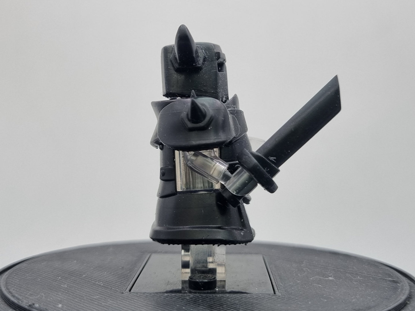 Building toy custom 3D printed purple castle defender
