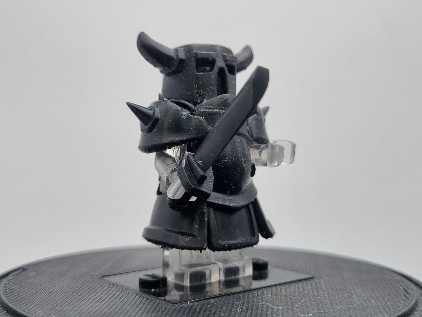 Building toy custom 3D printed purple castle defender
