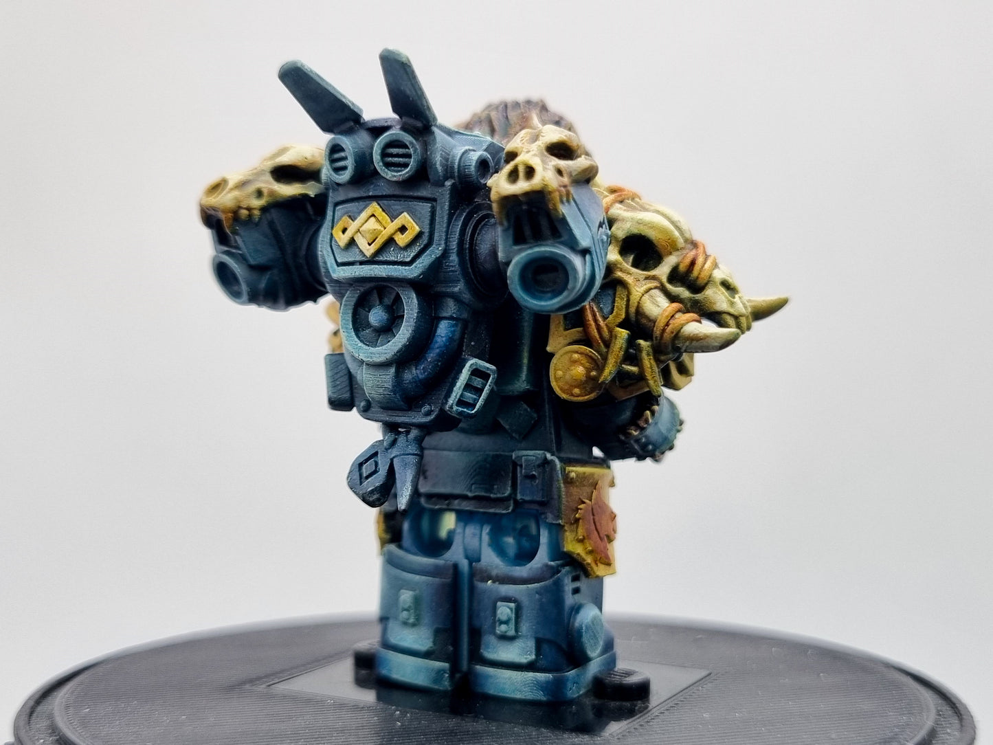 Building toy custom painted wolve galactic marine