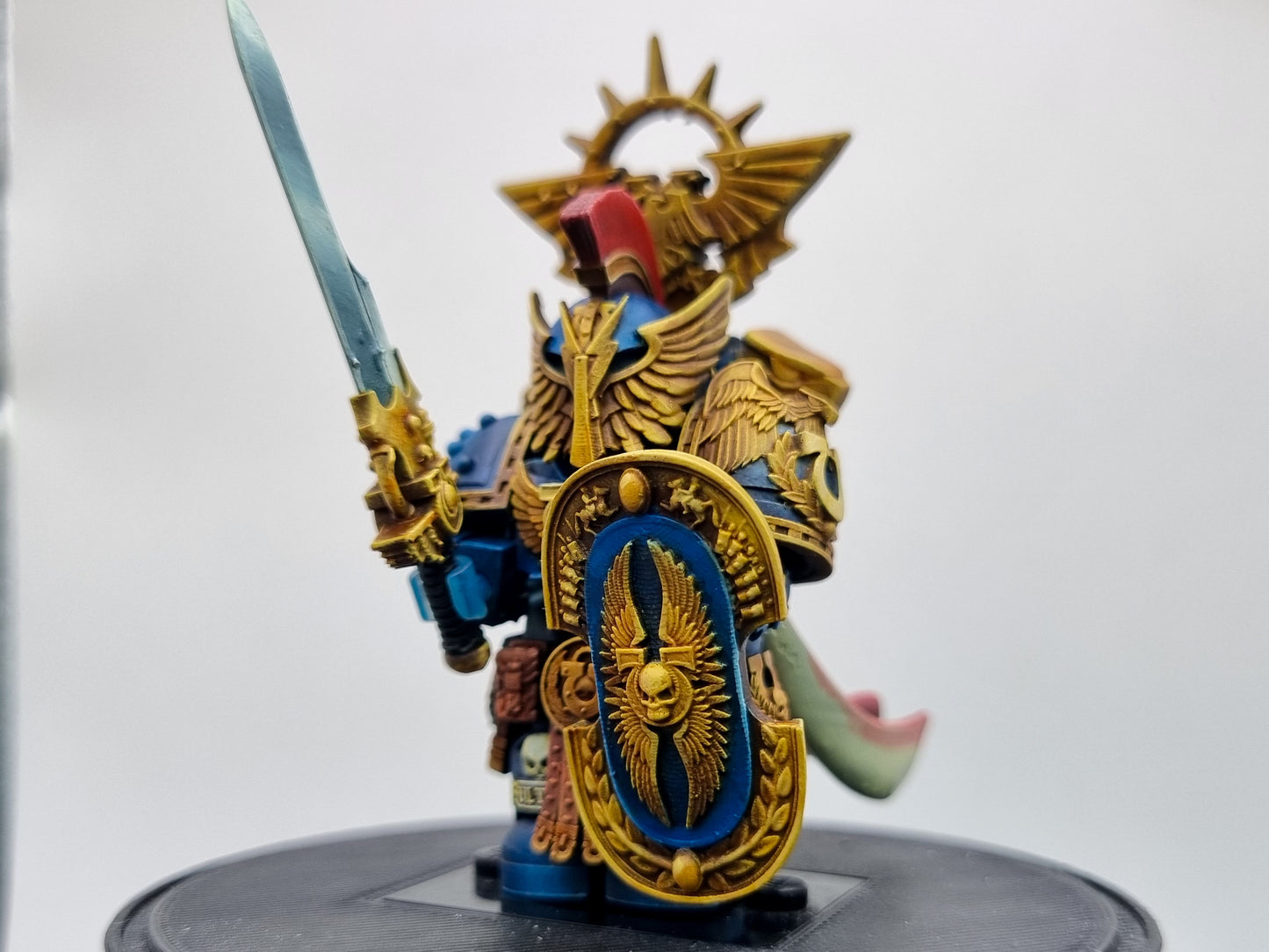 Building toy custom painted honorable galactice warrior!