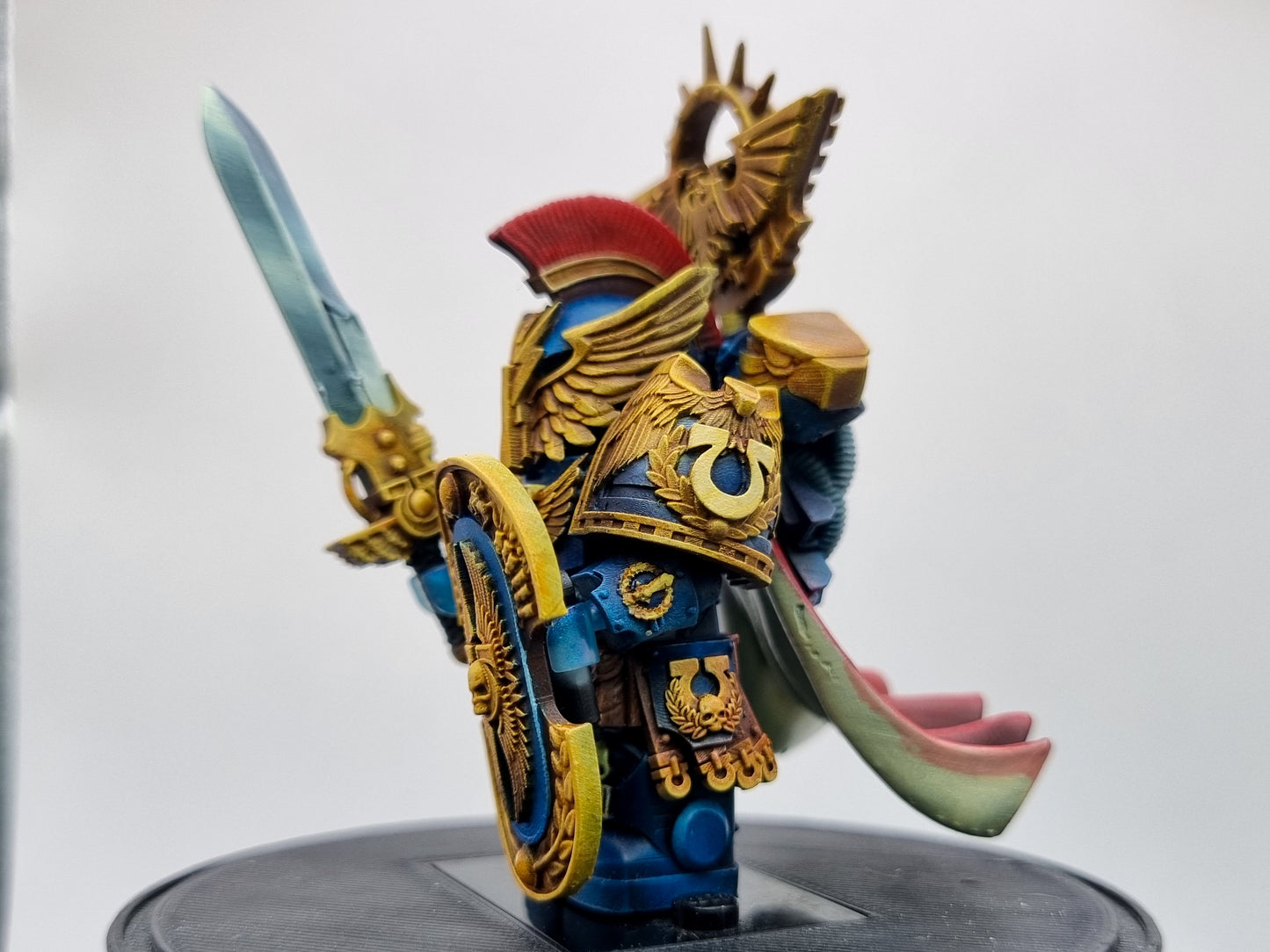 Building toy custom painted honorable galactice warrior!