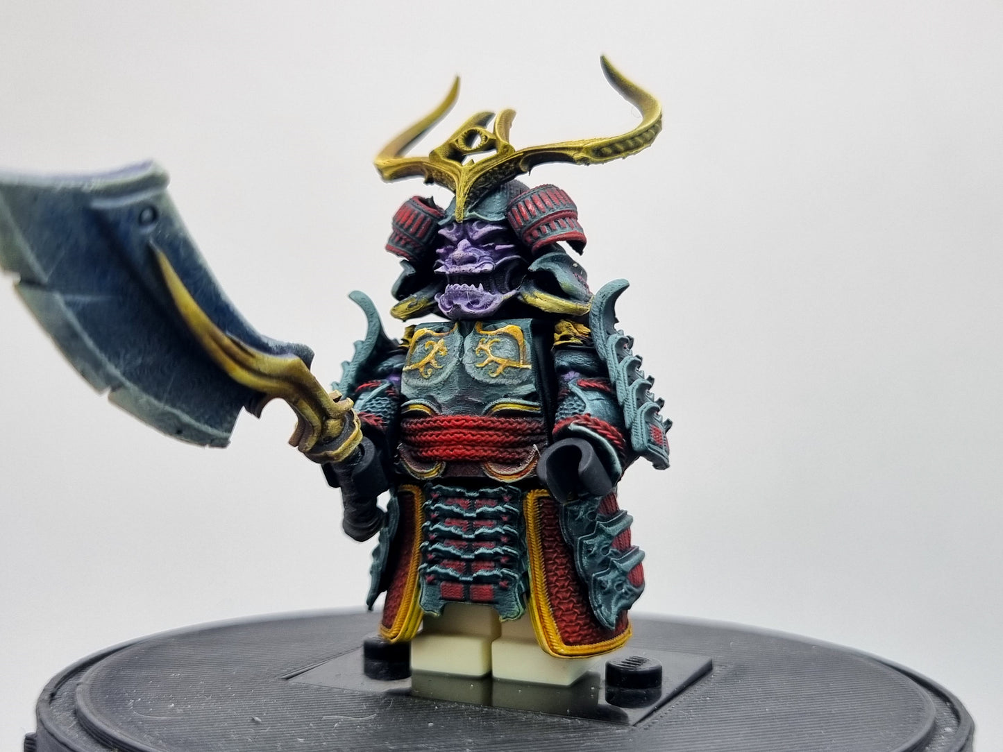 Building toy custom painted oni warrior!