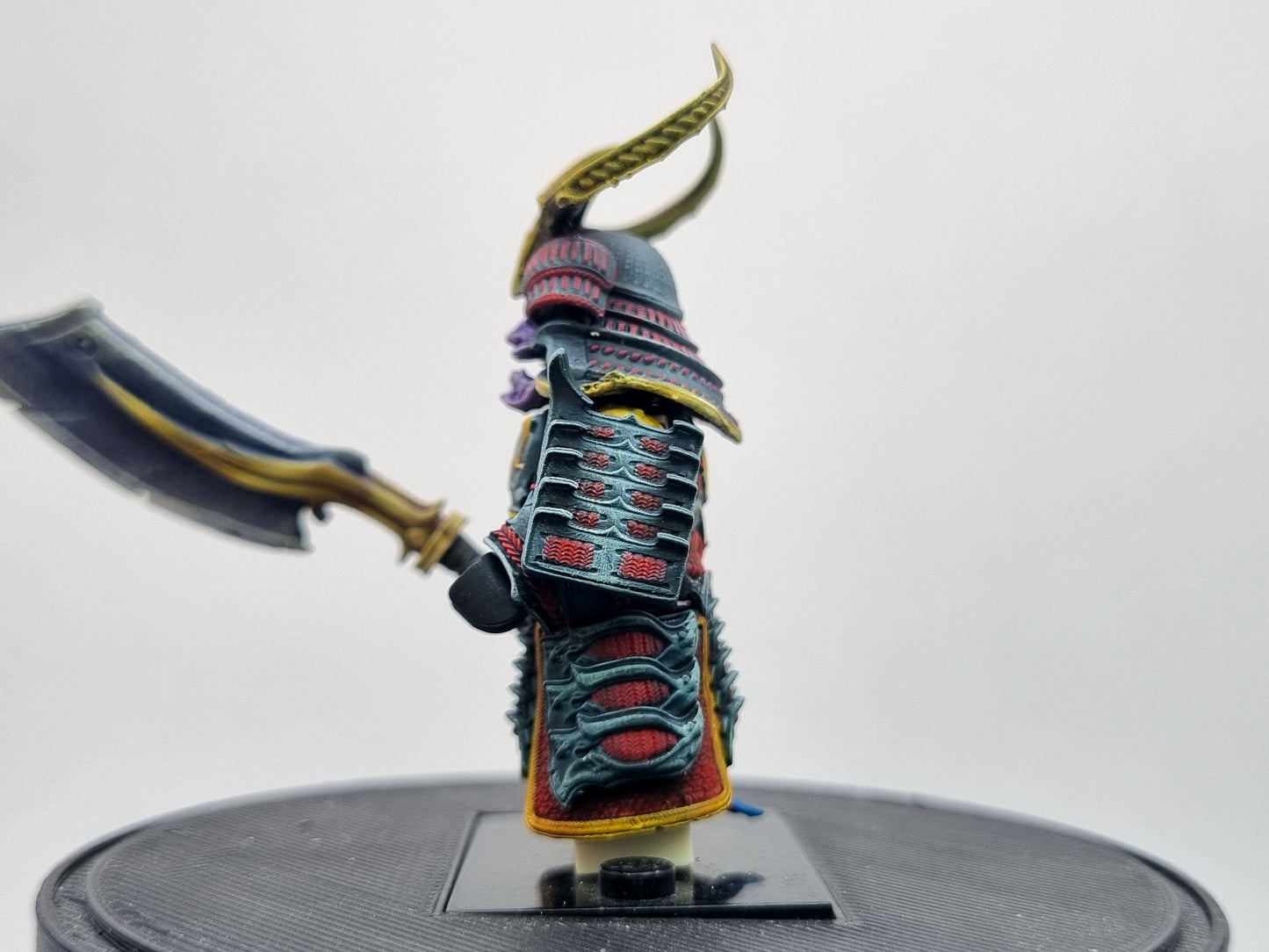 Building toy custom painted oni warrior!