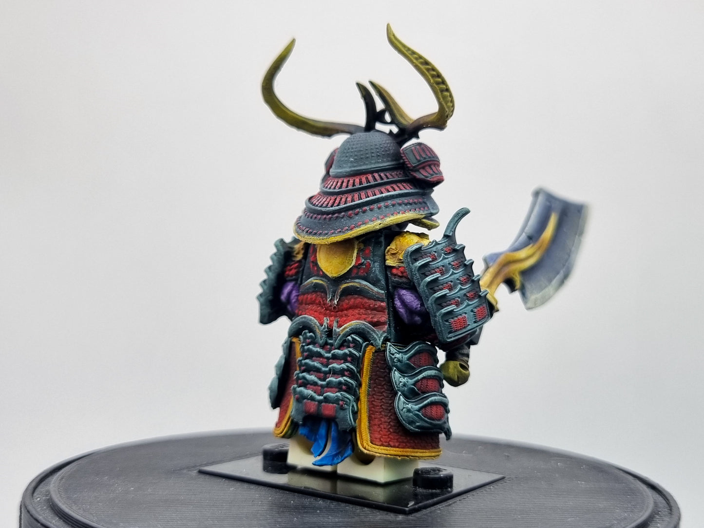 Building toy custom painted oni warrior!