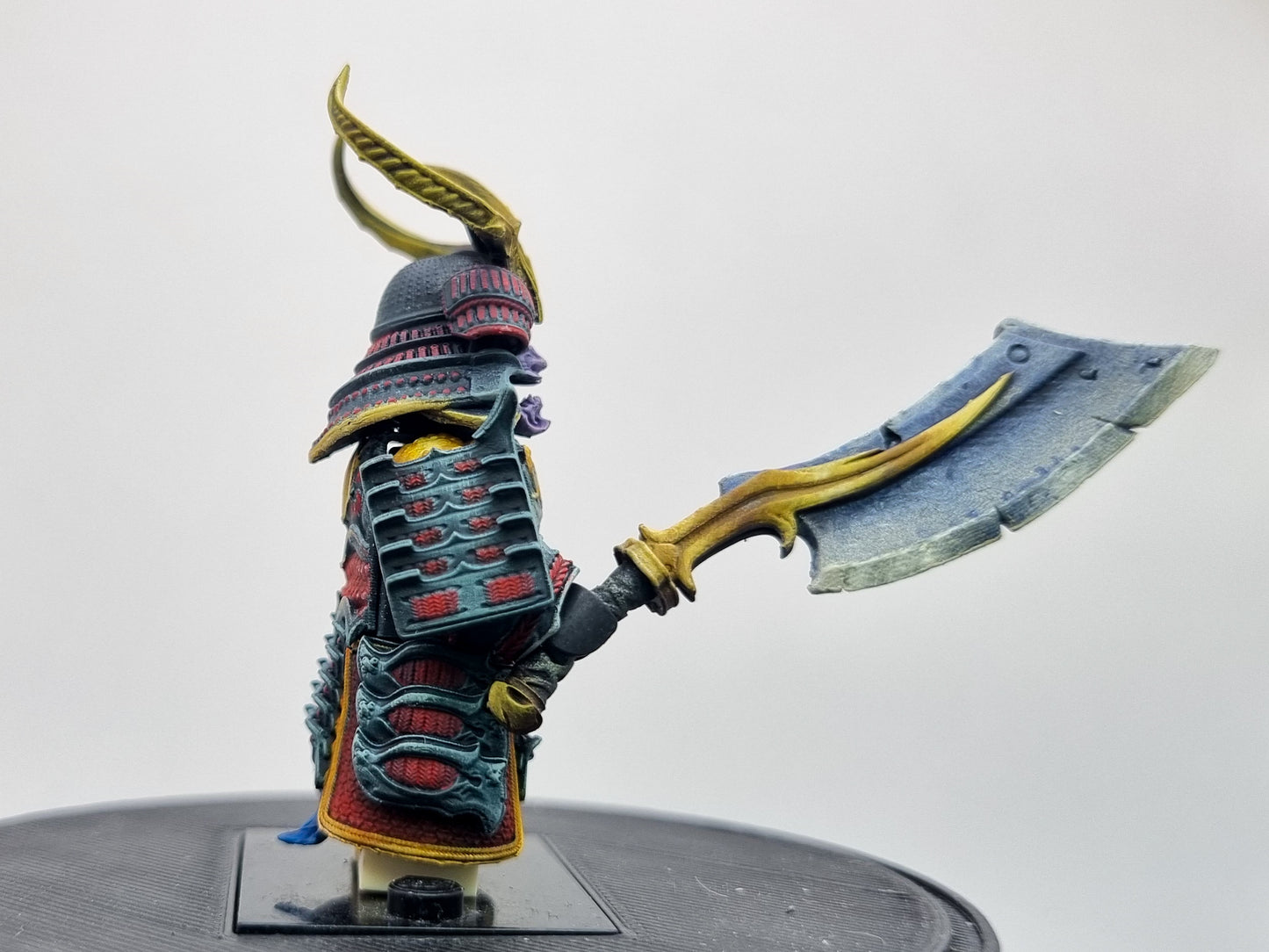 Building toy custom painted oni warrior!
