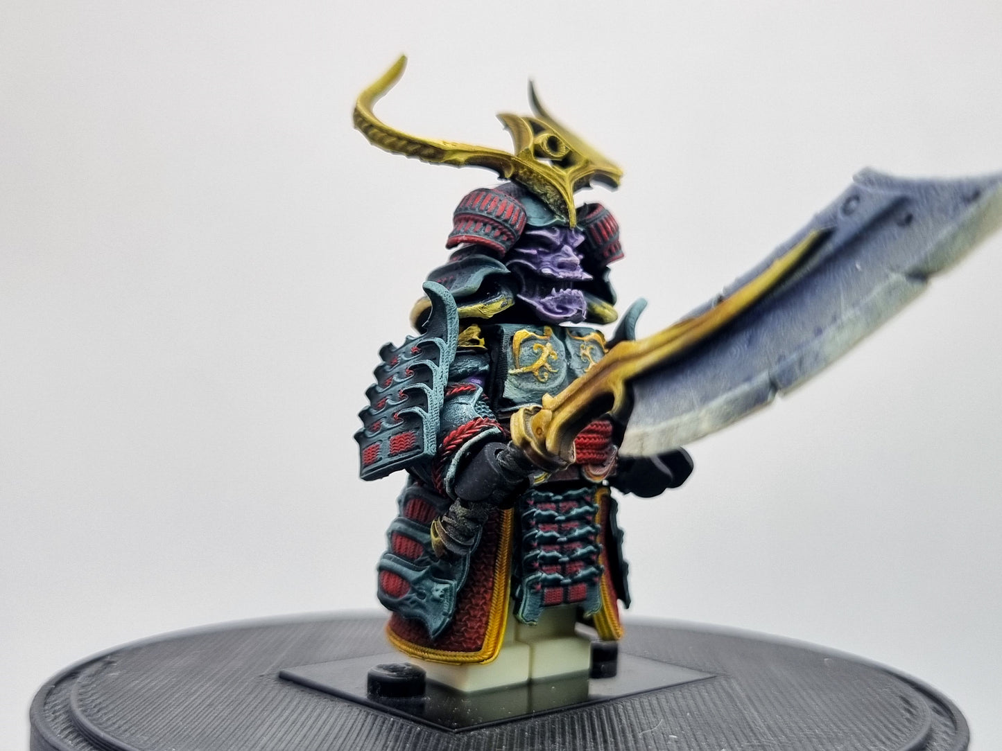 Building toy custom painted oni warrior!