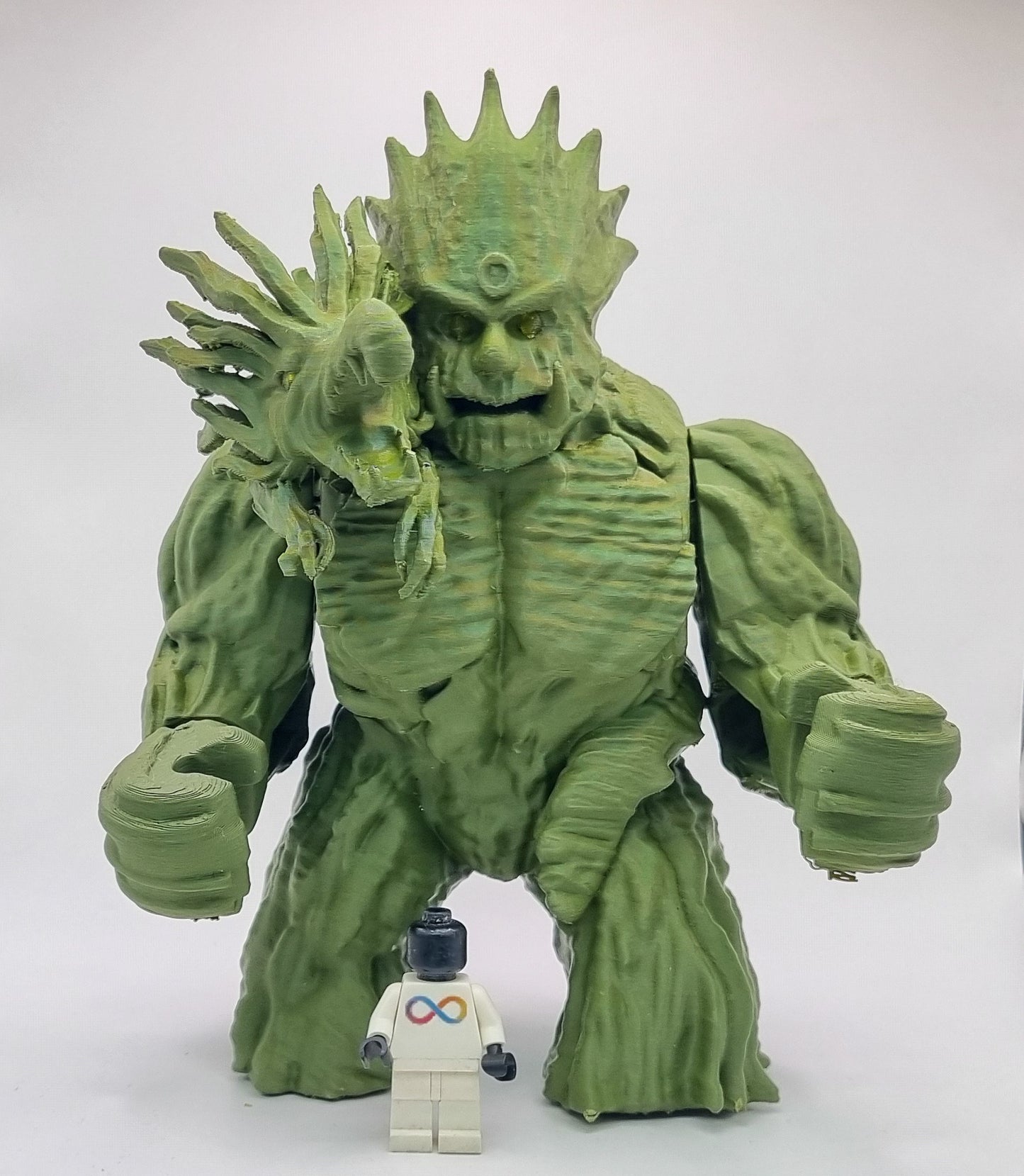 Building toy custom 3D printed big woden style figure!