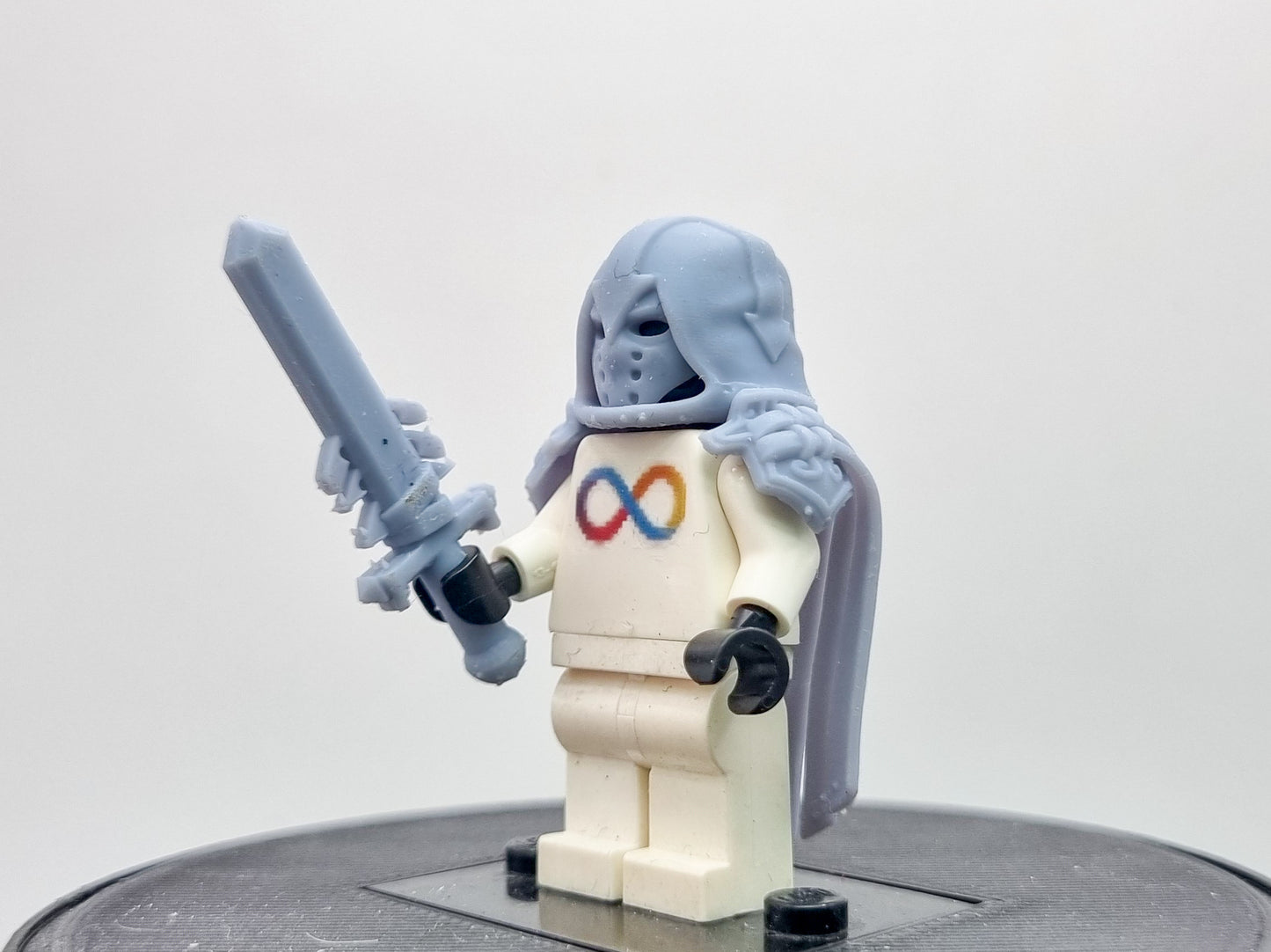 Building toy custom 3D printed super hero knight!