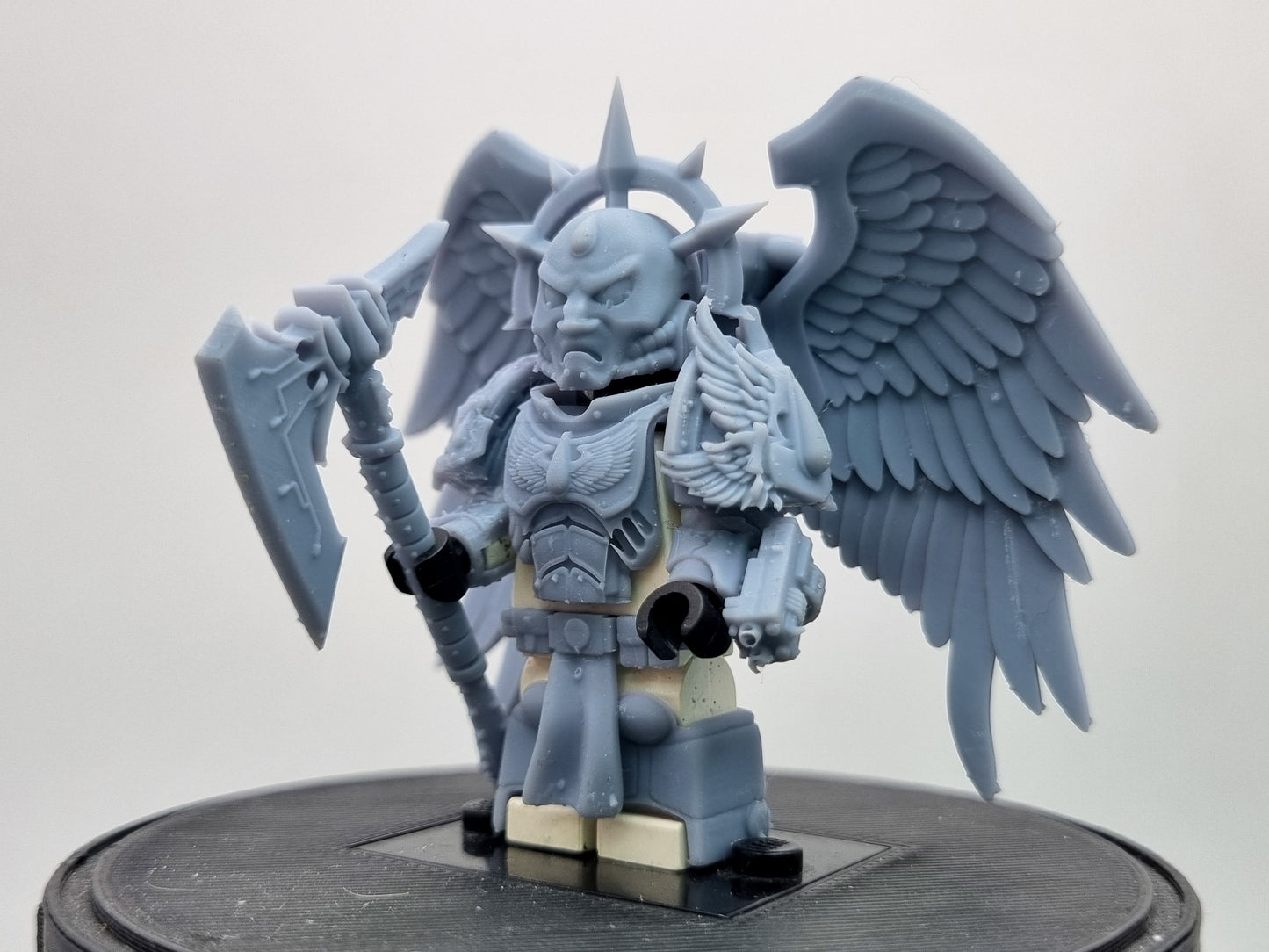 Building toy custom 3D printed golder galactic marine