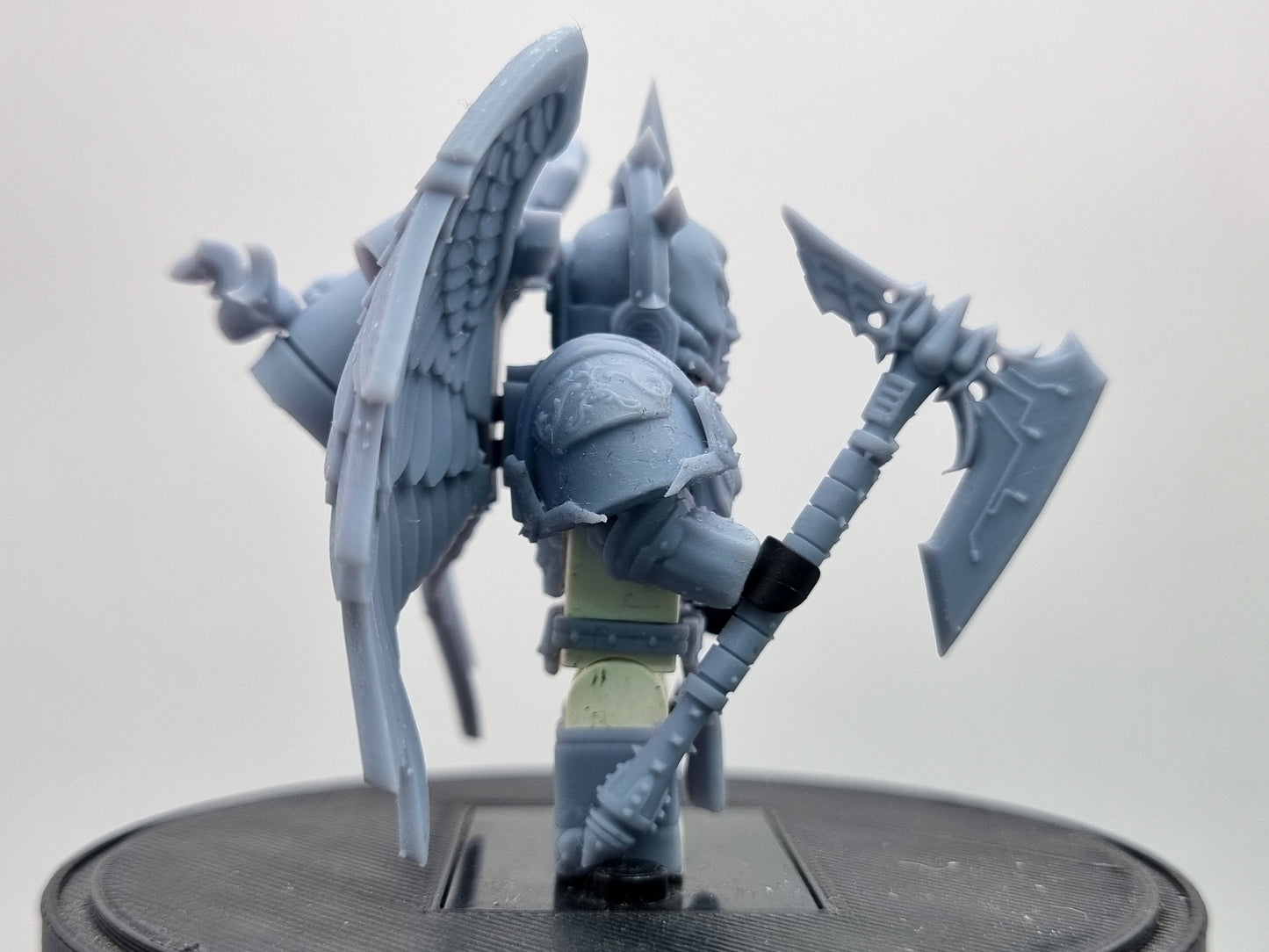 Building toy custom 3D printed golder galactic marine