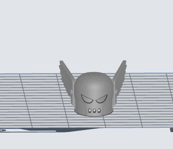 Custom 3D printed knight with wings helmet!