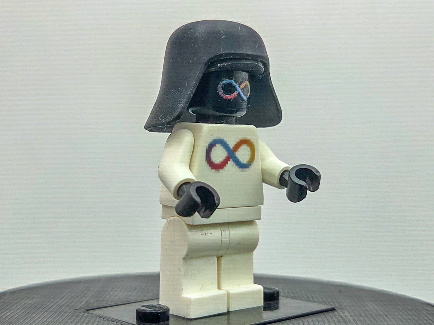 Custom 3D printed the way to big helmet galaxy wars look a like!
