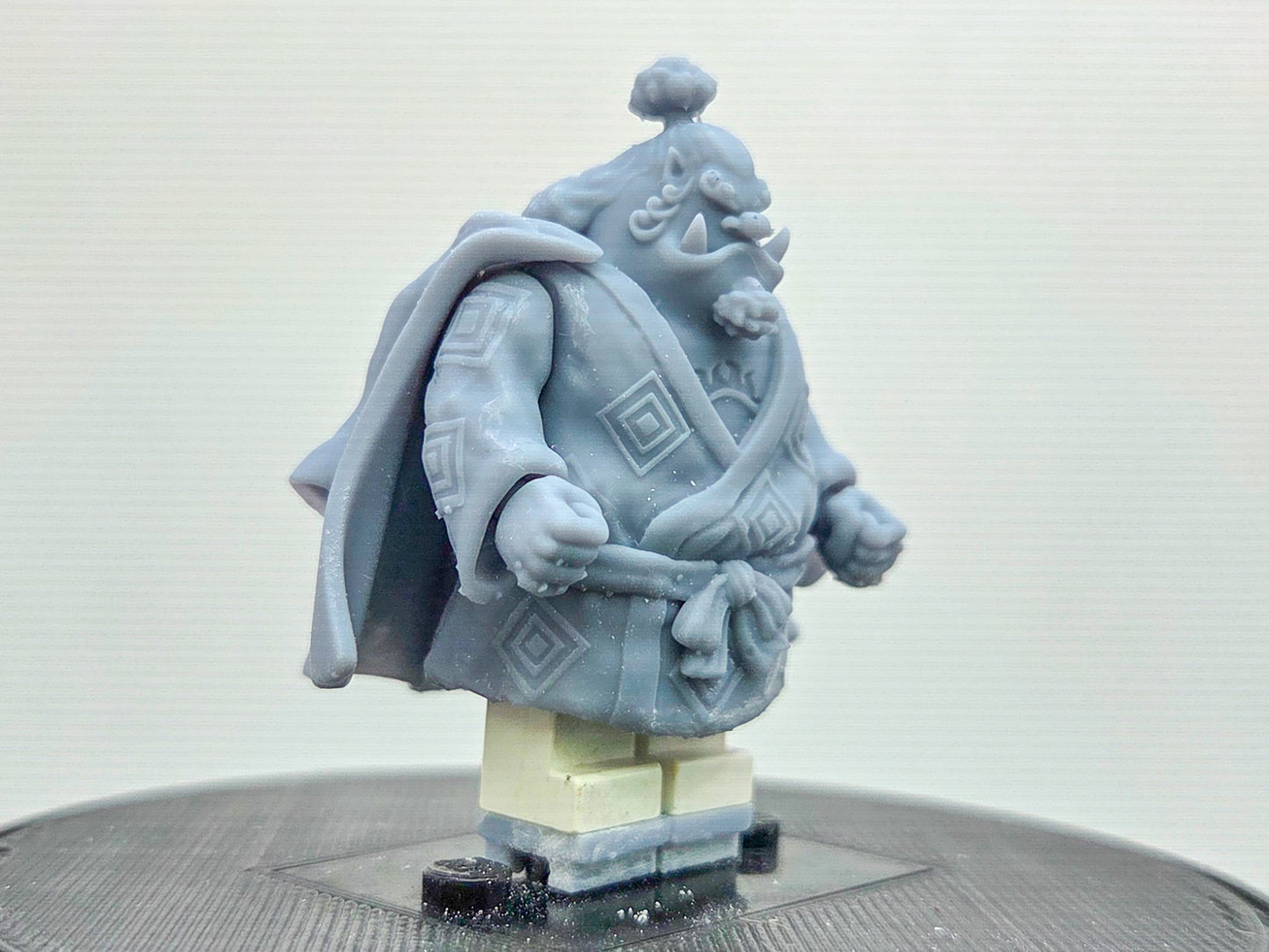 Custom 3D printed fish pirate that can fight!