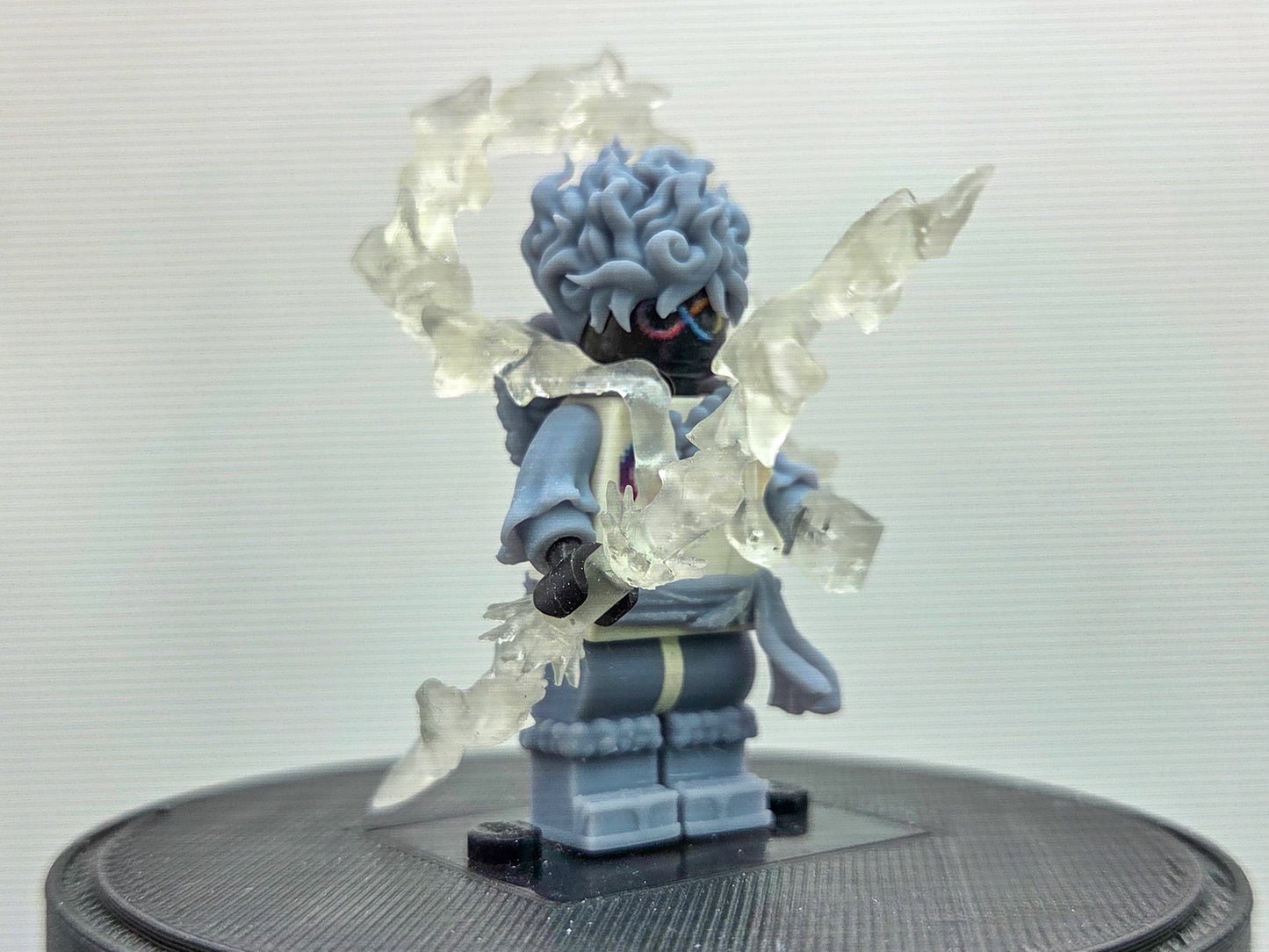 Custom 3D printed the one pirate that brings freedom with clear parts!