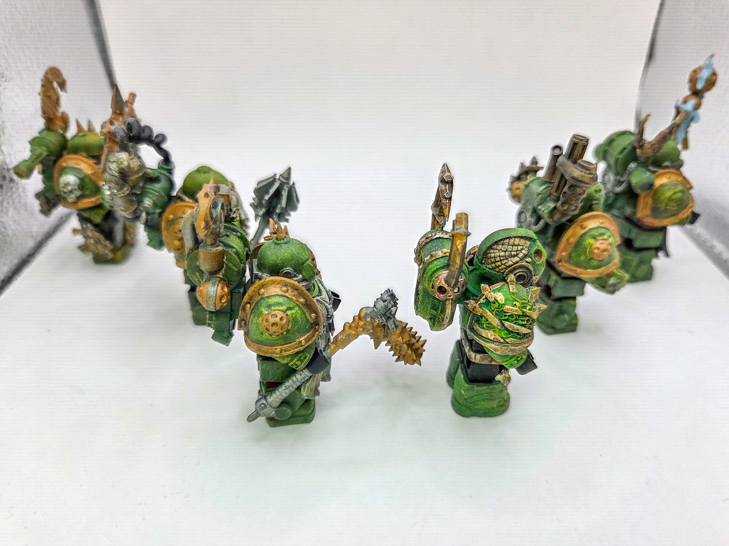 Custom 3D printed painted disease spreading galactic marine pack!