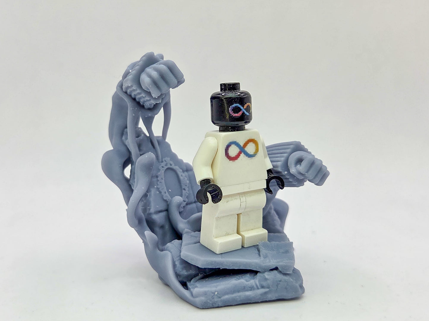 Custom 3D printed pirated with mochi powers base!