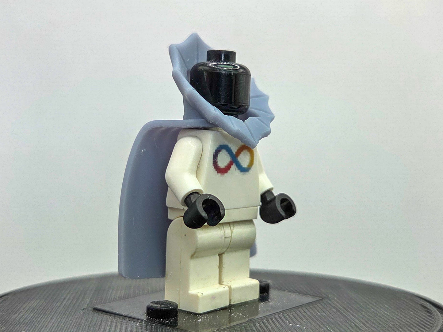 Custom 3D printed lizard like super hero cape!