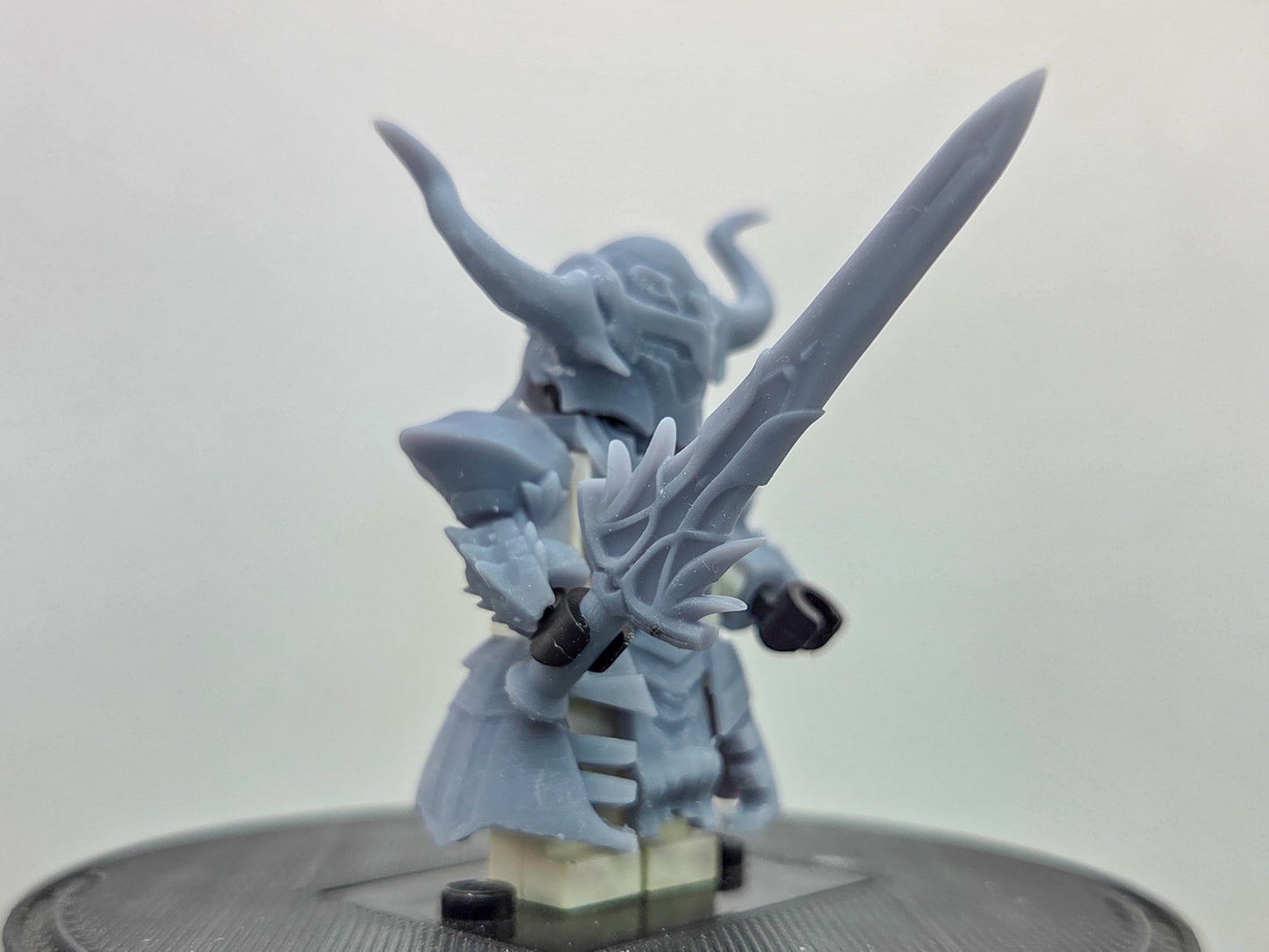 Custom 3D printed red armored one who has faith!