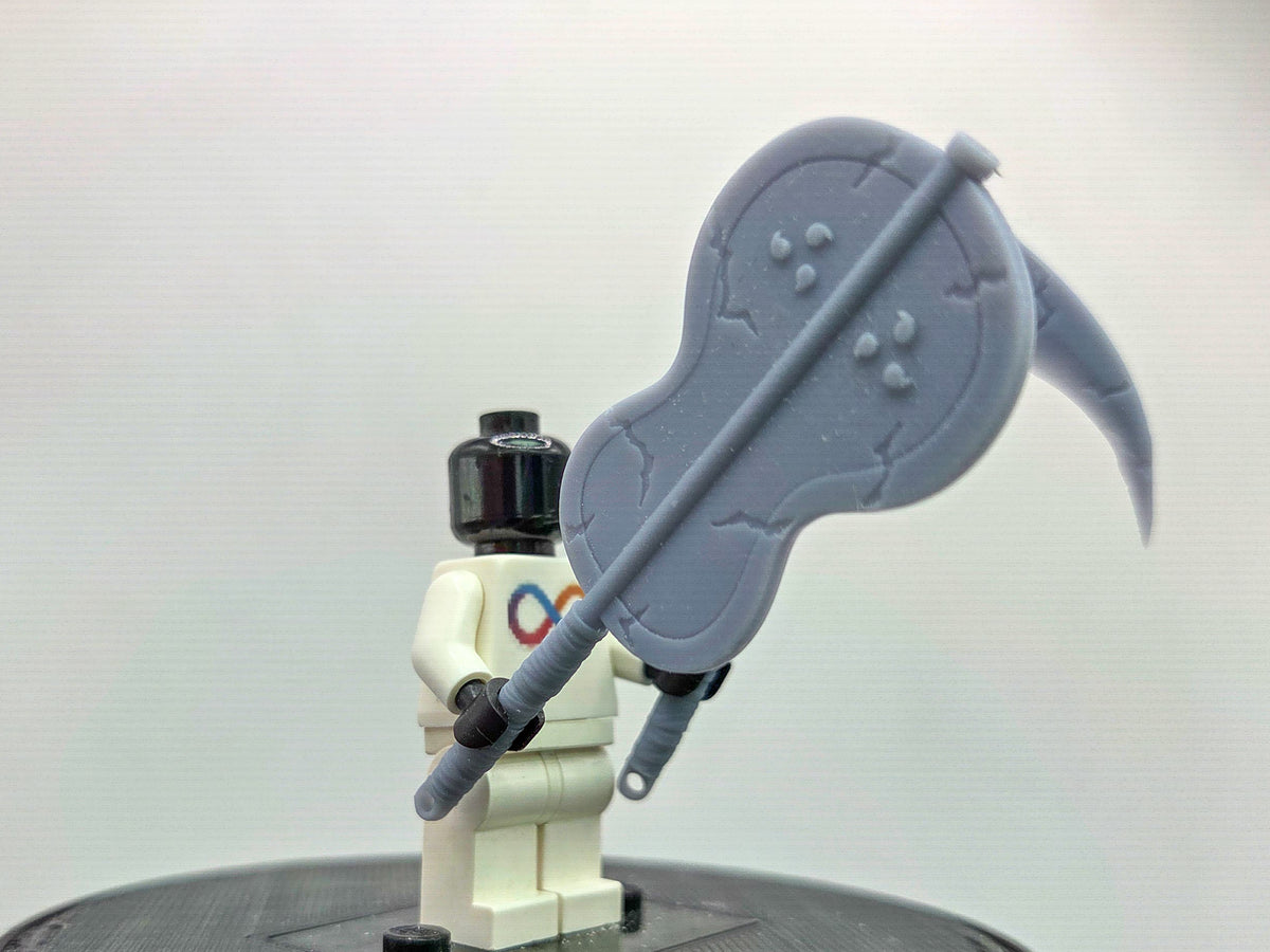 Custom 3D printed weapons of villain ninja!