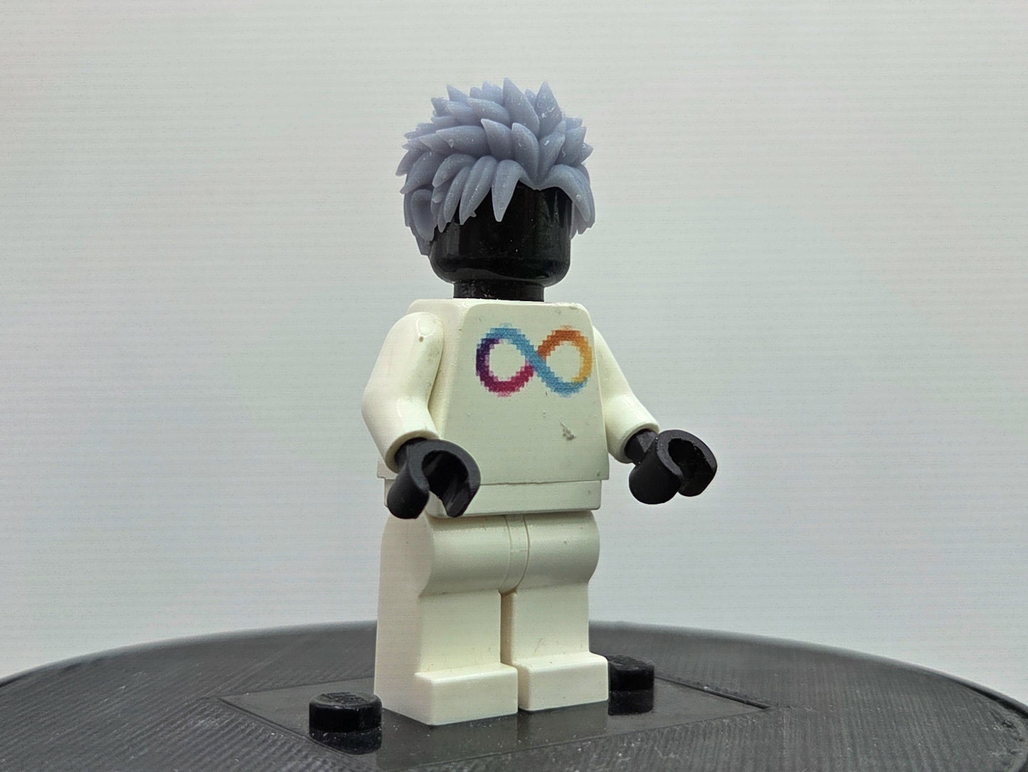 Custom 3D printed the orange hair of ninja!