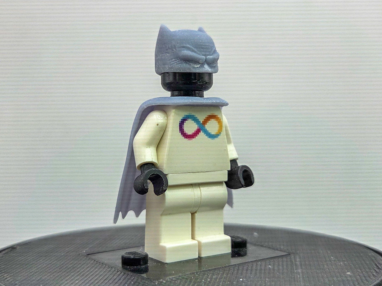 Custom 3D printed the bat like hero!