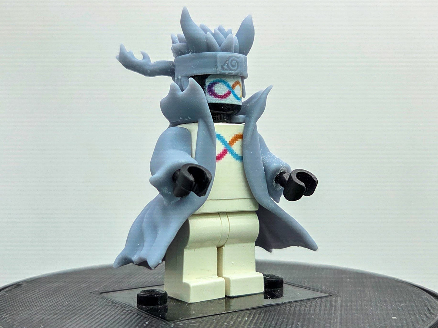 Custom 3D printed ninja in yellow form!