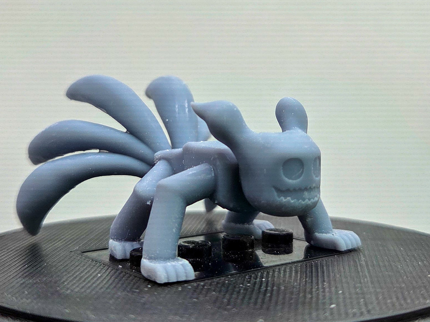 Custom 3D printed ninja beast with 6 tails